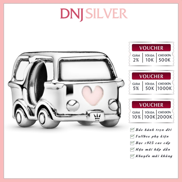 [Chính hãng] Charm bạc 925 cao cấp - Charm Camper Van thích hợp để mix vòng tay charm bạc cao cấp - DN274