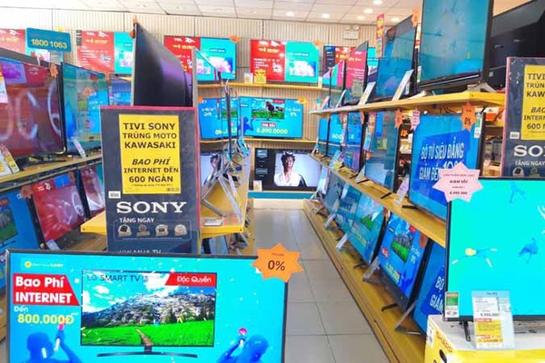 Hàng điện máy siêu sale, trợ giá “sốc” hậu Covid-19