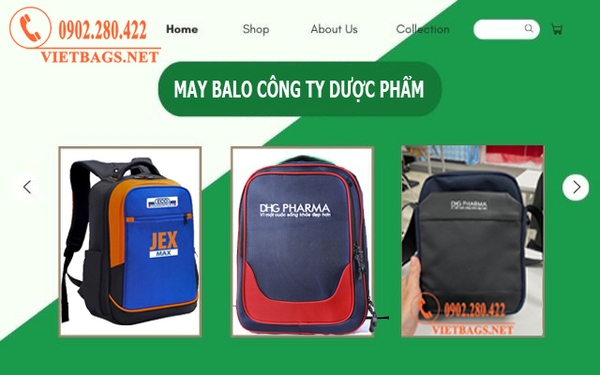 May balo công ty dược phẩm