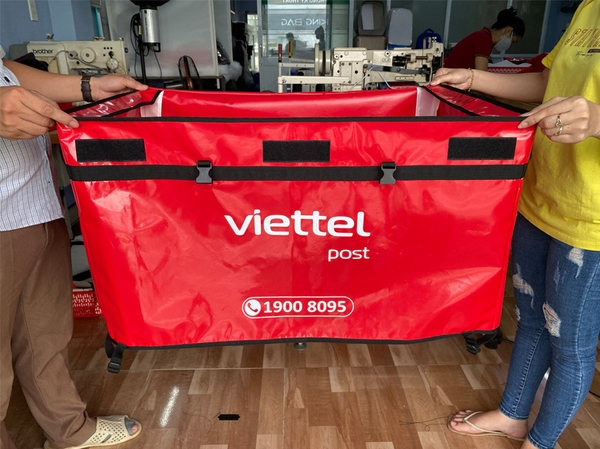 Sản xuất túi giao hàng Viettel