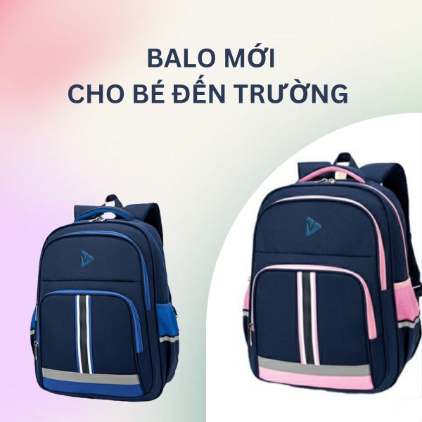 Balo học sinh thiết kế bắt mắt