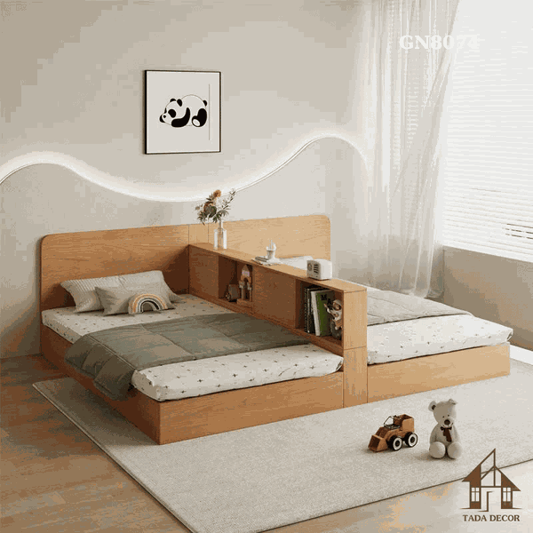 Giường Ngủ Thông Minh GNTD8074 – Thiết Kế Hiện Đại, Tiện Ích, Giá Tốt