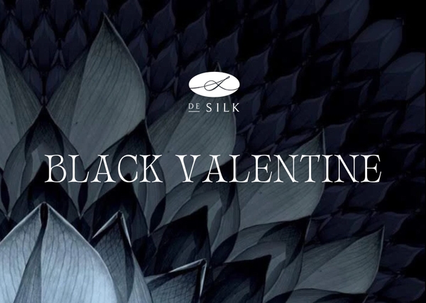 Tận hưởng ngày Valentine Đen với khăn lụa DeSilk