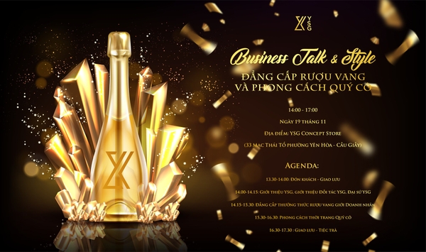 “Đẳng cấp rượu vang và Phong cách Quý cô