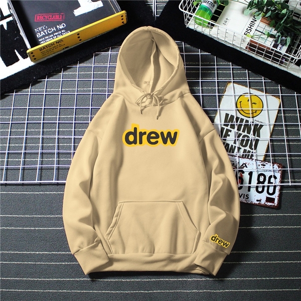 Áo khoác hoodie nữ form rộng Drew Nam Nữ DC76.