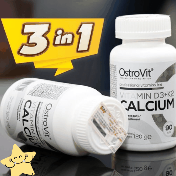 Ostrovit Vitamin D3 K2 Calcium 90 viên