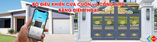 Dieu Khien Dong Mo Cua Cuon Bang Dien Thoai Thong Minh Tu Xa