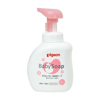 Sữa tắm gội Pigeon Baby Soap hồng 500ml | RYO Cosmetics