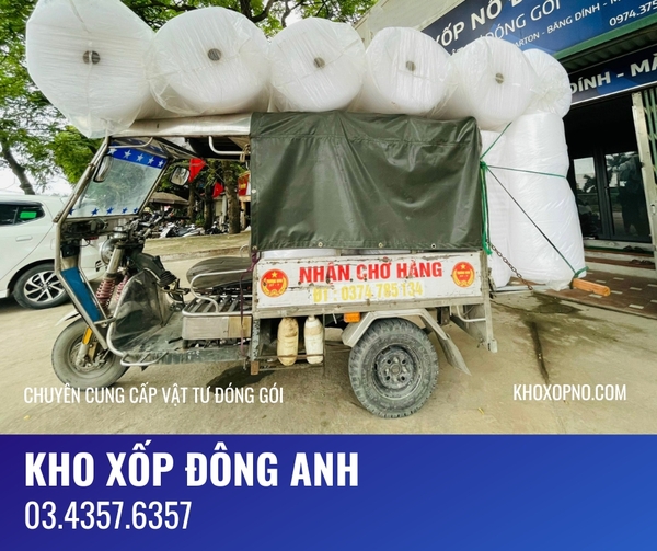 Xốp hơi chất lượng cao tại kho xốp Đông Anh