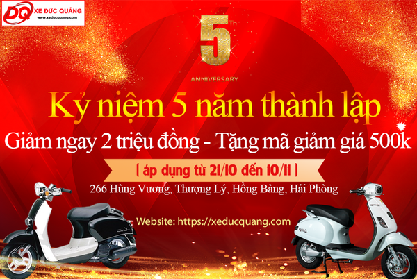 “KHUYẾN MÃI TƯNG BỪNG, MỪNG SINH NHẬT 5 TUỔI”