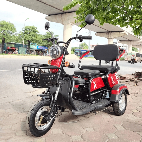 Xe Điện 3 Bánh - Món Quà Tuyệt Vời Dành Cho Người Già, An Toàn Nhất