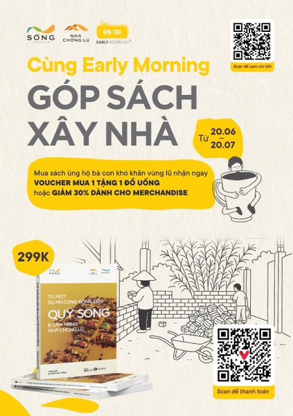 cùng Early Morning Góp sách - Xây nhà