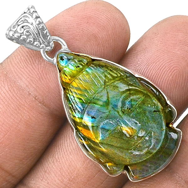 Labradorite Buddha