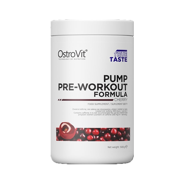 OSTROVIT PUMP PRE-WORKOUT (500 GRAM) - 50 LẦN DÙNG