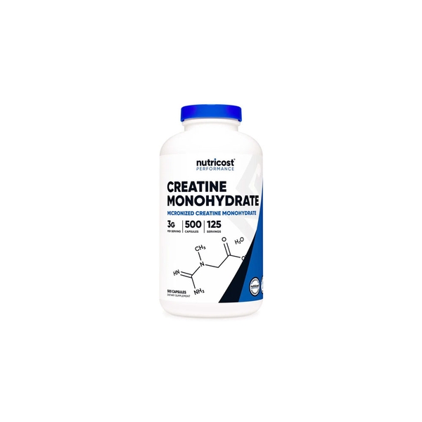 NUTRICOST CREATINE MONOHYDRATE MICRONIZED 3GRAMS - 500 VIÊN