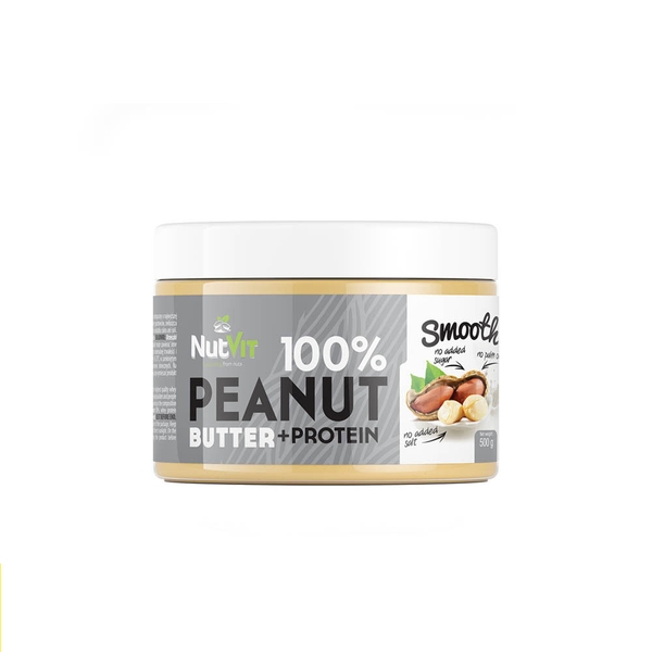 NutVit 100% Peanut Butter + Protein 500g