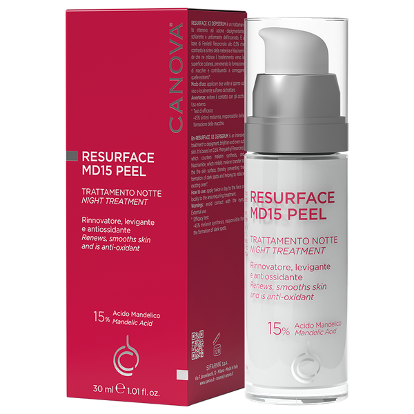 CANOVA RESURFACE MD15 PEEL – NIGHT TREATMENT / Tinh chất làm sáng da, tẩy tế bào chết, ngăn ngừa lão hóa