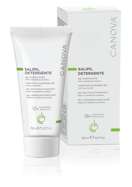 CANOVA SALIPIL DETERGENTE – PURIFYING CLEANSING GEL / Gel rửa mặt ngừa mụn