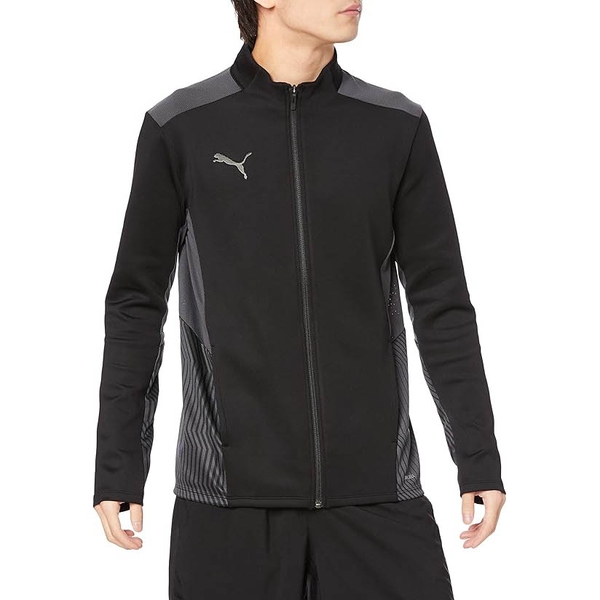 Áo Khoác Puma Nam Chính Hãng TEAMCAP TR Training Jacket Đen