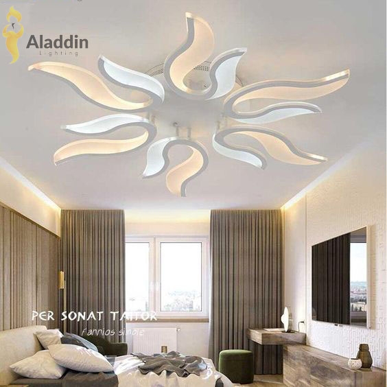 Đèn LED mâm uốn lượn