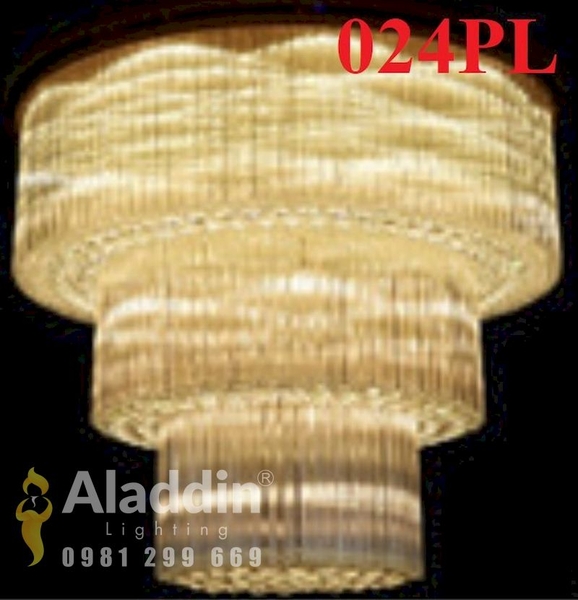 Đèn LED mâm pha lê cao cấp PL024