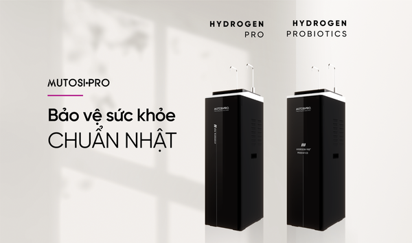 Máy lọc nước Mutosi Pro đạt tiêu chuẩn JIS 3202 & JWPA Nhật Bản