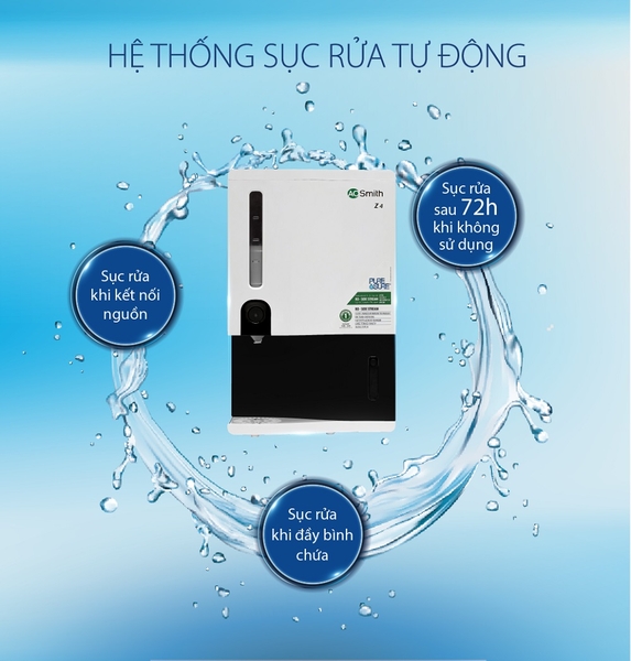 Hệ thống sục rửa tự động trên Z4