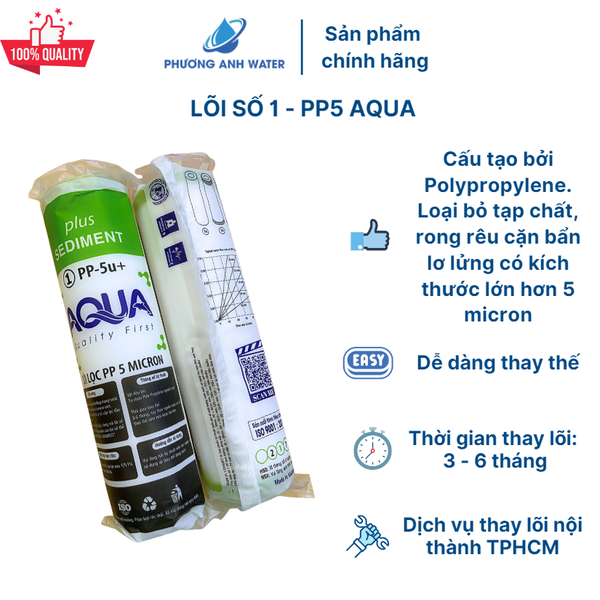 Lõi lọc số 1 - PP5 Aqua