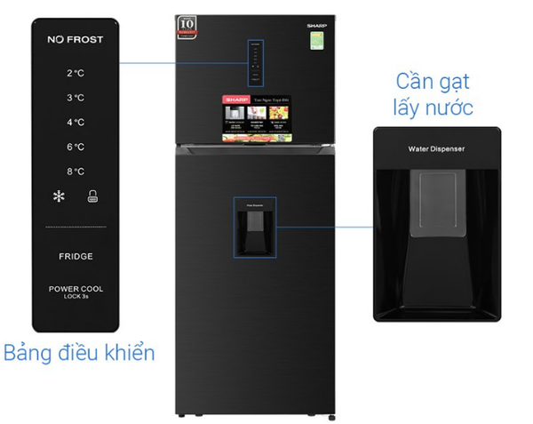 Tủ lạnh Sharp Inverter 417 lít SJ-X417WD-DG Giá Rẻ Nhất Hà Nội