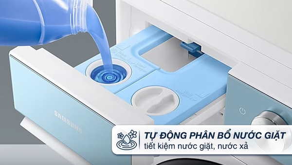 Máy giặt sấy Samsung WD14BB944DGMSV Bespoke AI Inverter giặt 14 kg - sấy 8 kg 2023