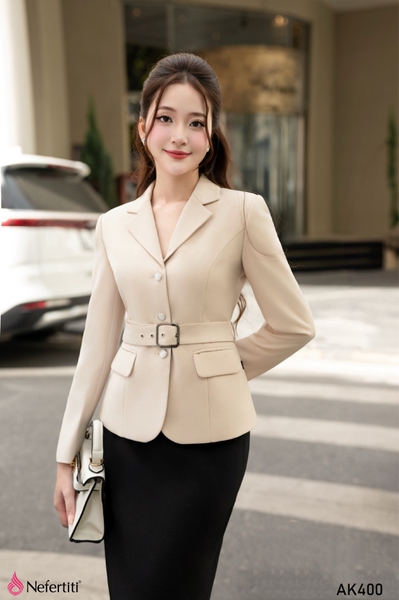 3AK400 - Áo Vest Nude Thanh Lịch