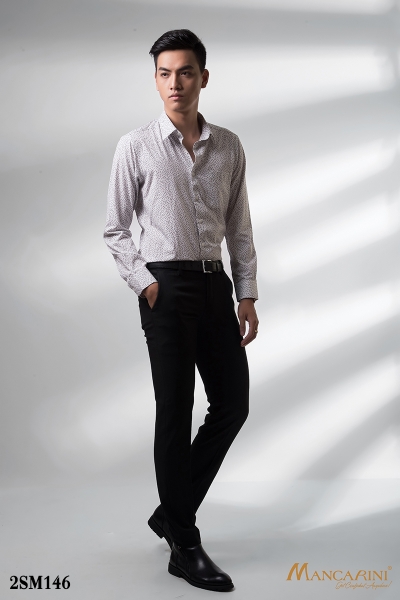 2SM146 - SƠ MI HỌA TIẾT