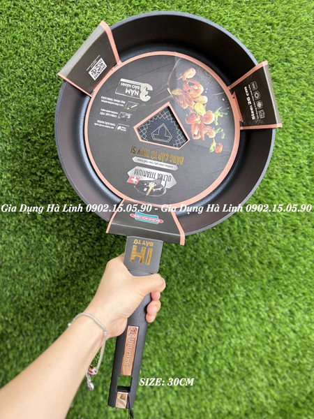 Chảo chống dính ultra Titanium Sunhouse ST30B - Đường kính 30cm, Chống dính Ultra Titanium (ILAG Thụy Sĩ) độ bền 15 năm, Bảo hành 36 tháng với mọi lỗi kỹ thuật