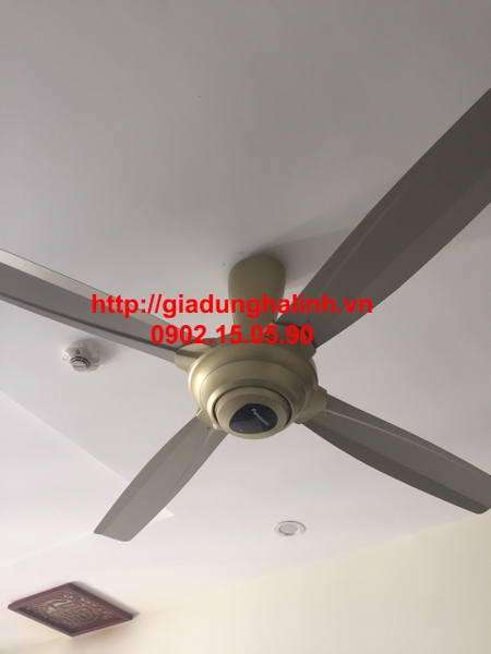 Quạt trần Panasonic 4 cánh F-56MPG, Công suất 59W, Đường kính cánh quạt 140 cm, 3 tốc độ gió, Điều khiển từ xa, Lưu lượng gió 180m3/phút, Bảo hành 12 tháng tại nhà