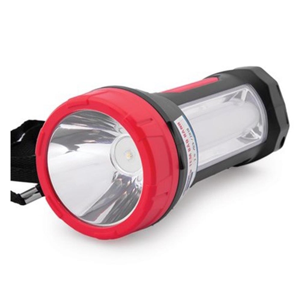 Đèn pin xách tay 2 chức năng Sunhouse SHE-8100, Đèn pin 1W, Đèn tích điện 8W, Thời gian sử dụng 4 giờ, Bảo hành 6 tháng