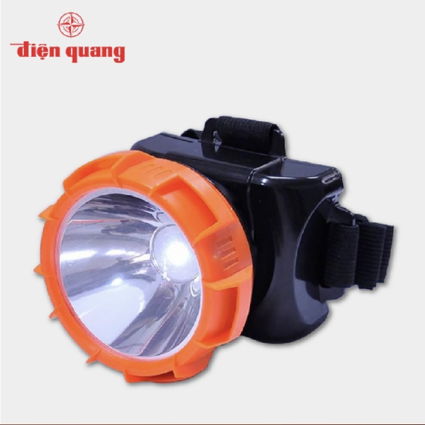 Đèn pin đội đầu Điện Quang ĐQ PFL12 R BLO, 62299096 - Công suất 1W, Thời gian sử dụng >=4h, Bảo hành 12 tháng