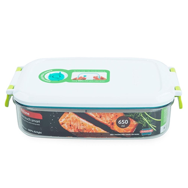 Hộp bảo quản thực phẩm thông minh Biozone chia ngăn 650ml, KB-SM650S2