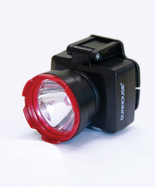 Đèn pin đội đầu SHE-5012 cỡ nhỏ, Công suất 1W, Ánh sáng trắng, Thời gian sử dụng từ 1-4 giờ, Bảo hành 6 tháng