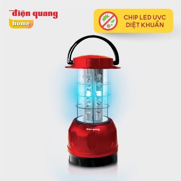 Đèn LED diệt khuẩn Điện Quang ĐQ PRL01 06UVC, 62299158 - Công suất sạc nhanh 6W, Sử dụng công nghệ chip LED UVC diệt khuẩn, Bảo hành 12 tháng