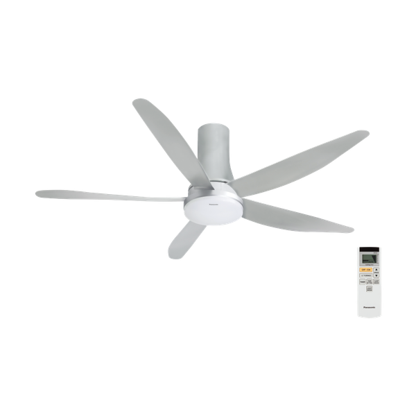 Quạt trần Panasonic 5 cánh F-60UFN, Công suất 57W, Đường kính cánh 150cm, 9 tốc độ gió, Điều khiển từ xa, Bảo hành 12 tháng tại nhà