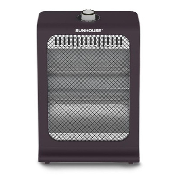 Sưởi điện hồng ngoại 2 bóng Sunhouse SHD7023, thiết kế nhỏ gọn, công suất 600W, Làm ấm cực nhanh, không gây khô da, tự động ngắt điện khi bị nghiêng đổ