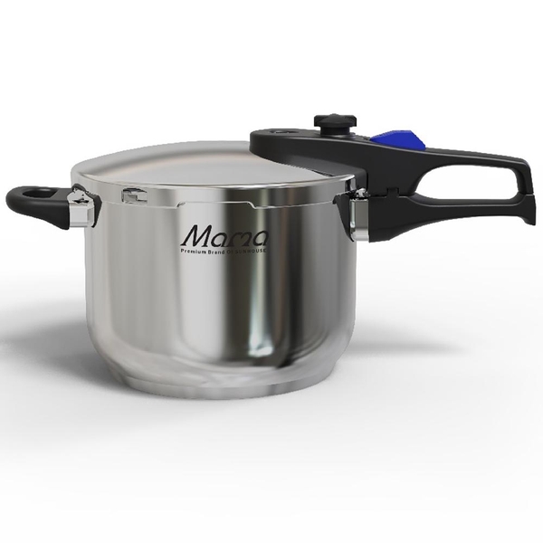 Nồi áp suất inox 304 Sunhouse Mama SHG9906M1 - Đường kính lòng nối 22 cm, Dung tích 6L, Inox 304 cao cấp, Đáy từ phù hợp với mọi loại bếp