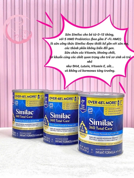 Sữa bột Similac 360 Total Care Mỹ 873g