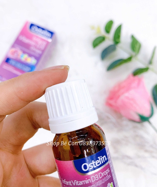 Ostelin Vitamin D3 dạng giọt cho bé sơ sinh 2,4ml