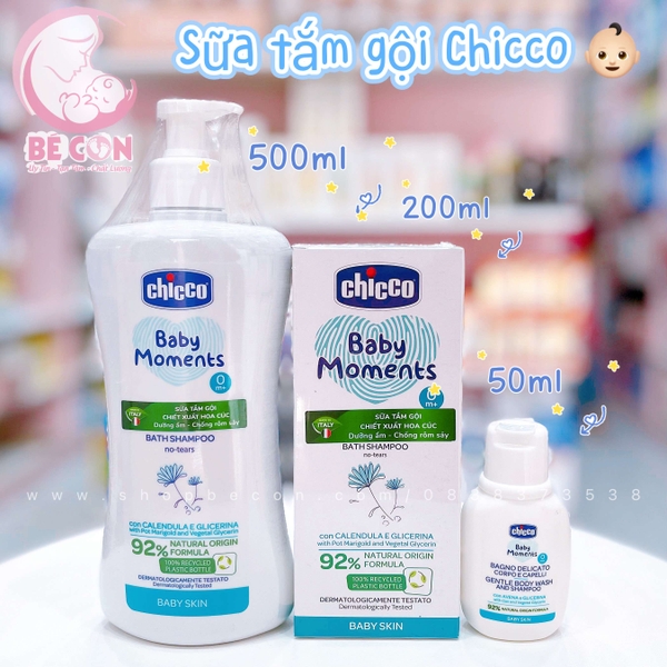 Tắm gội Chicco 50ml