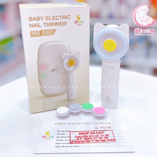 Máy dũa móng cho bé Moaz BéBé MB-015
