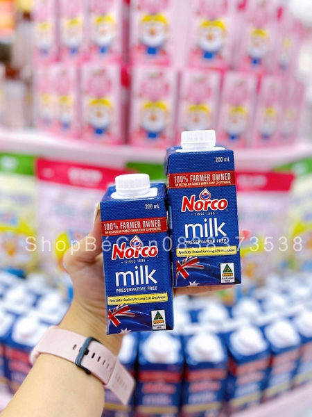 Sữa Tươi Norco Úc 200ml - Hộp