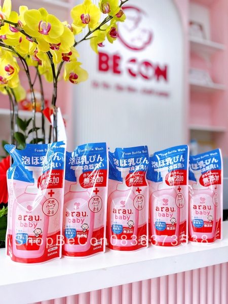 Nước rửa bình Arau túi 450ml