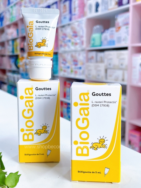 Biogaia Probiotic Men tiêu hoá dạng tuýp cho bé 5ml ( Pháp)