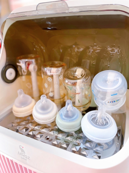 Máy úp bình sữa, tiệt trùng sấy khô tia UVC Moaz BéBé MB – 044